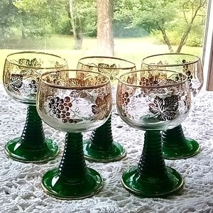 Vintage Blocking goblet German goblets